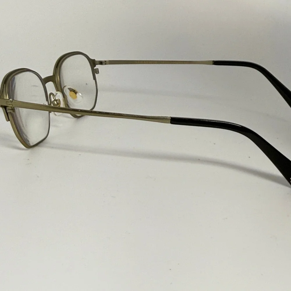 Seraphin Gibbs 8139‎ Titanium Eyeglasses Frames Gold Black 49-18-145 Japan